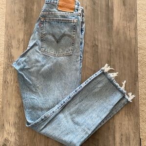 Levi’s wedgie jeans- high rise button fly